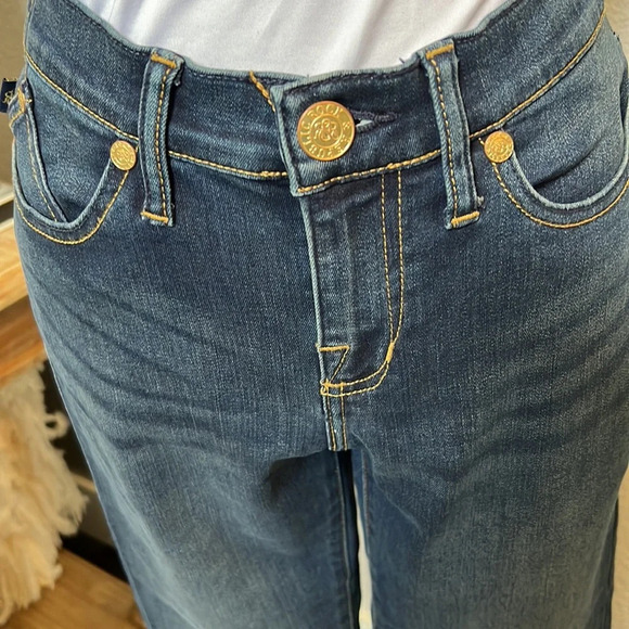 Rock & Republic Kendra Curvy Boot Cut Denim Jeans Size 8 - Picture 3 of 9